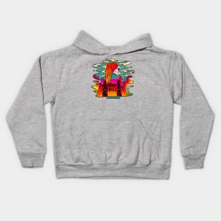 Fired Up Female Kids Hoodie